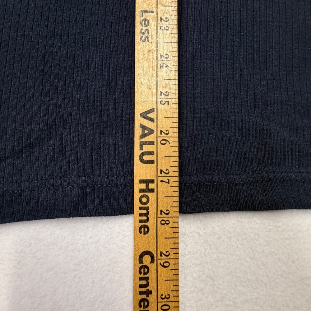Tommy Hilfiger Mens Red Label Denim Vintage Ribbed V-Neck T-Shirt XL Navy 2004 - Picture 8 of 8
